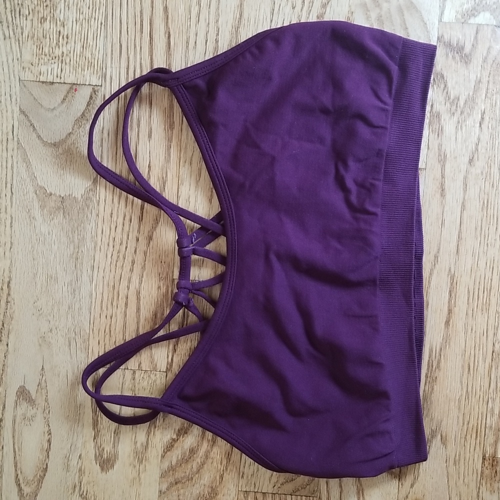 (S) Fabletics Athleisure Padless Wireless Activewear Athletic Workout Running